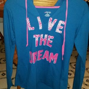 Long sleeve thin hoodie